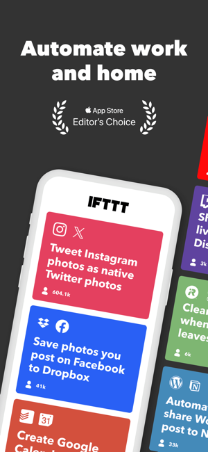 ?IFTTT - Automatisierung Screenshot