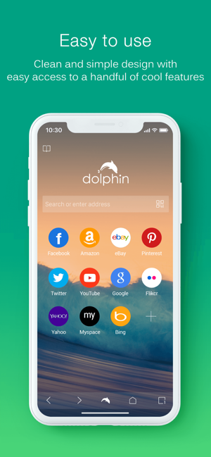 ‎Dolphin Mobile Browser Screenshot