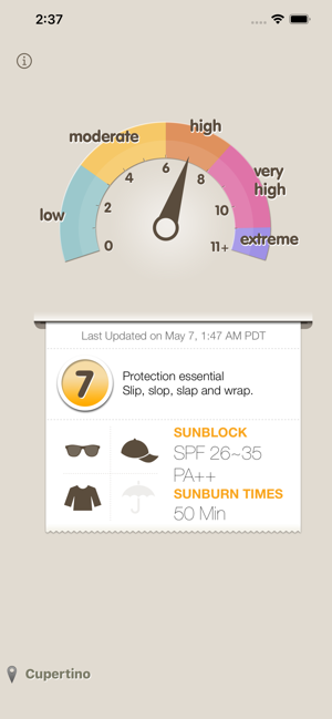 ‎UVmeter - Check UV Index Screenshot