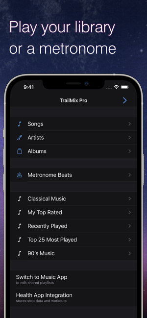 ‎TrailMix Pro: Step to the Beat Screenshot