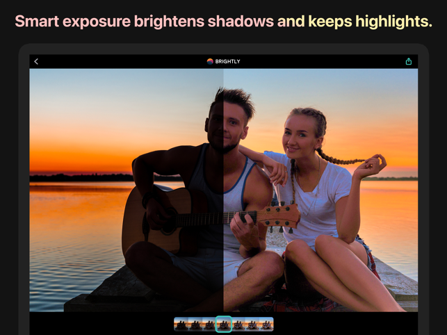 ‎Brightly - Fix Dark Photos Screenshot