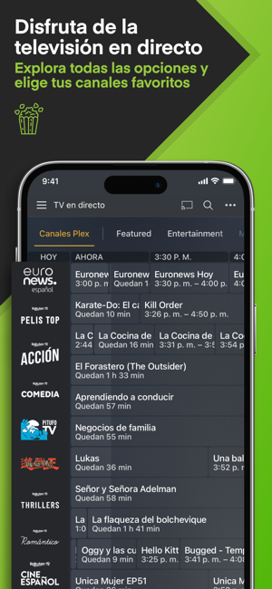 ‎Plex: TV y noticias en vivo Screenshot