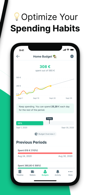 ‎Spendee Money & Budget Planner Screenshot