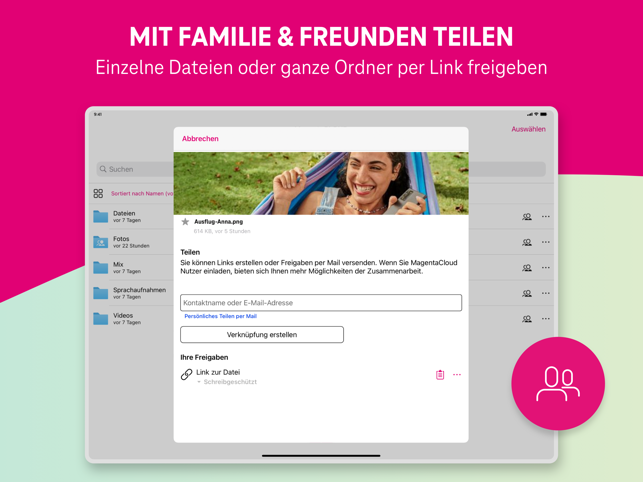 ‎MagentaCLOUD - Cloud Speicher Screenshot