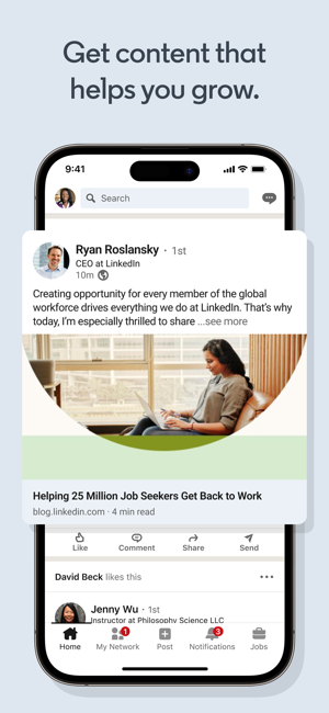 ‎LinkedIn: Network & Job Finder תמונות מסך