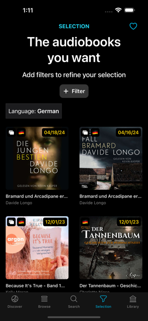 ‎Lismio: Discover Audiobooks Screenshot