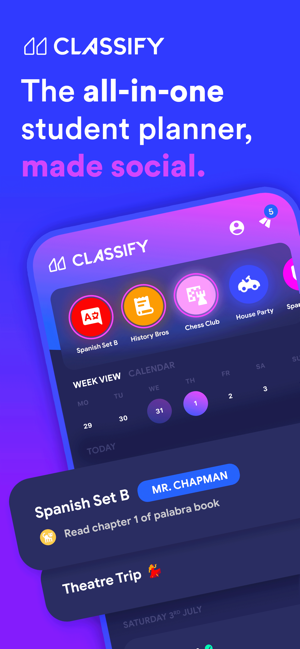 ‎Classify — School Planner Screenshot