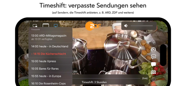 ‎Live TV Fernsehen IP TV Screenshot