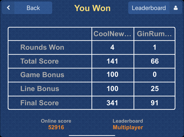 ‎Best Gin Rummy Screenshot