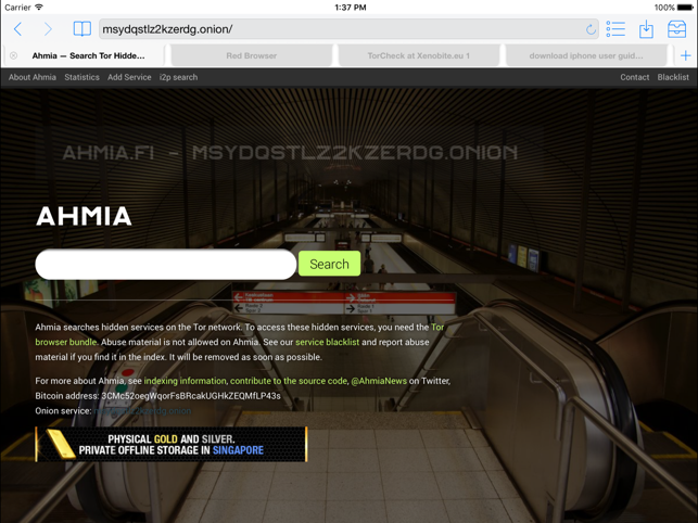 ‎Red Onion - Darknet Browser Screenshot