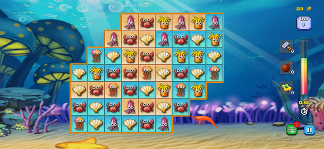 ‎Sea Match3 - New Match 3 Games Screenshot