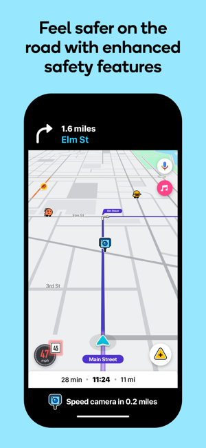 ‎Waze Navigation und Verkehr Screenshot