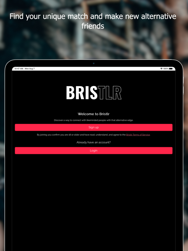 ‎Bristlr, dating for alt fans Screenshot