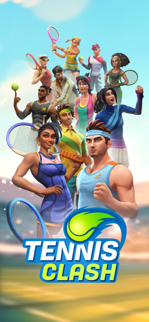 ‎Tennis Clash：Sports Stars Game תמונות מסך