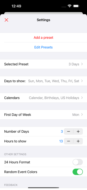 ‎Week Calendar Pro Screenshot