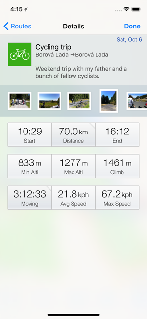 ‎Routie ~ GPS sports tracker Screenshot