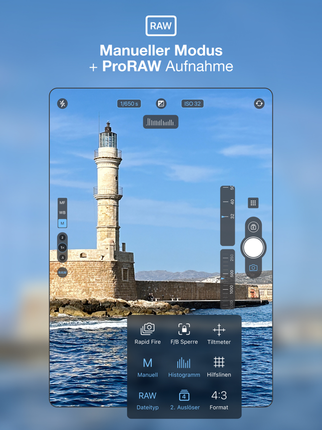 ‎ProCamera. RAW Fotografie Screenshot