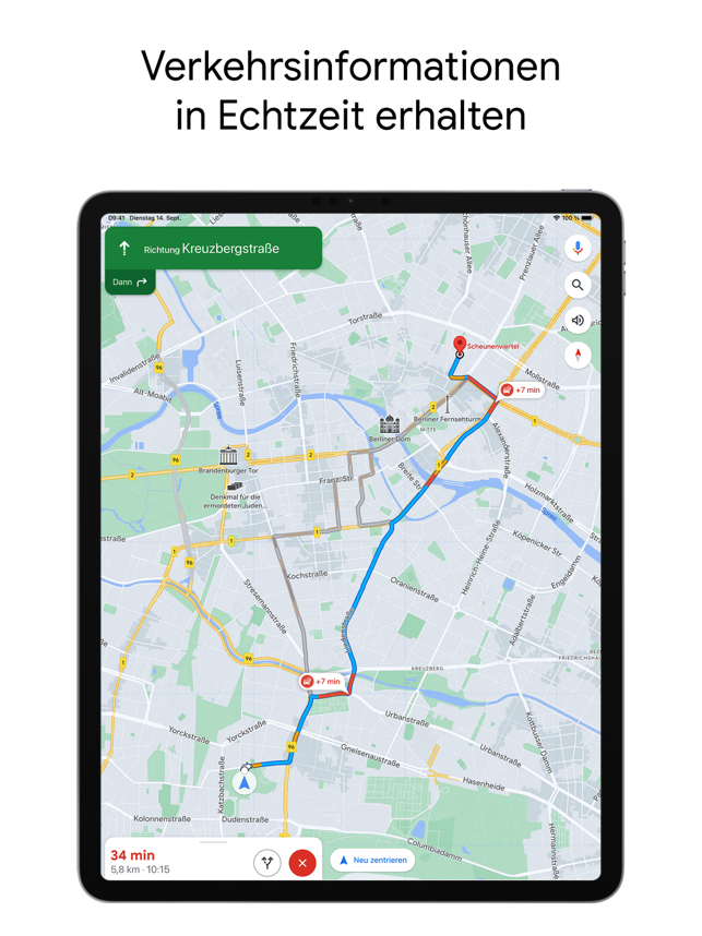 ‎Google Maps - Transit & Essen Screenshot