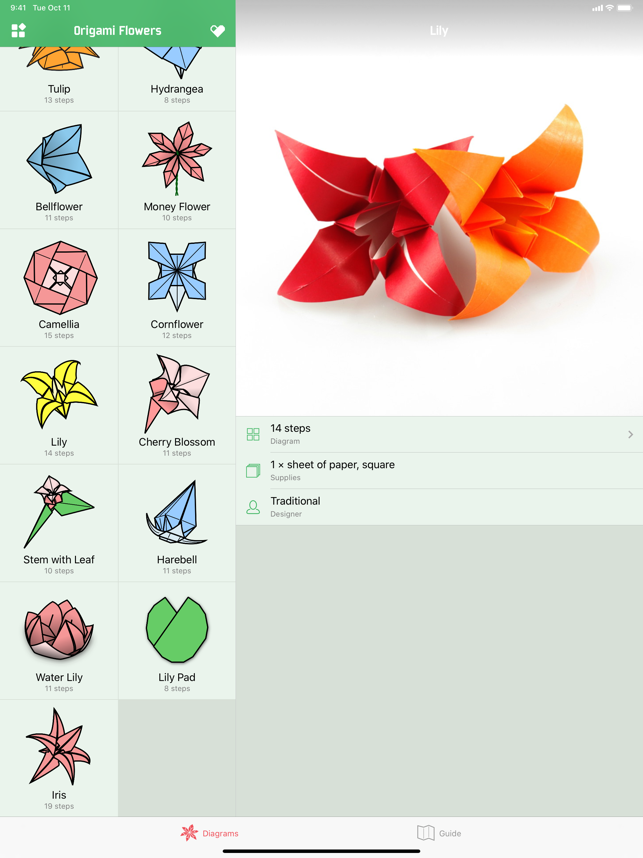 ‎Origami Flowers Screenshot