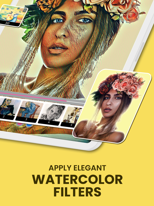 ‎Watercolor Effect Art Filters Screenshot