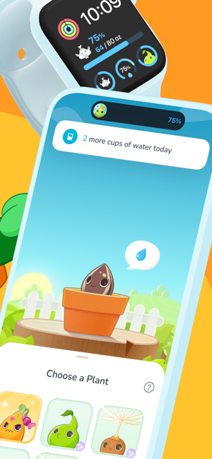 ‎Plant Nanny Cute Water Tracker תמונות מסך