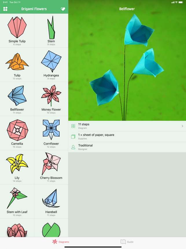 Origami Flowers Screenshot