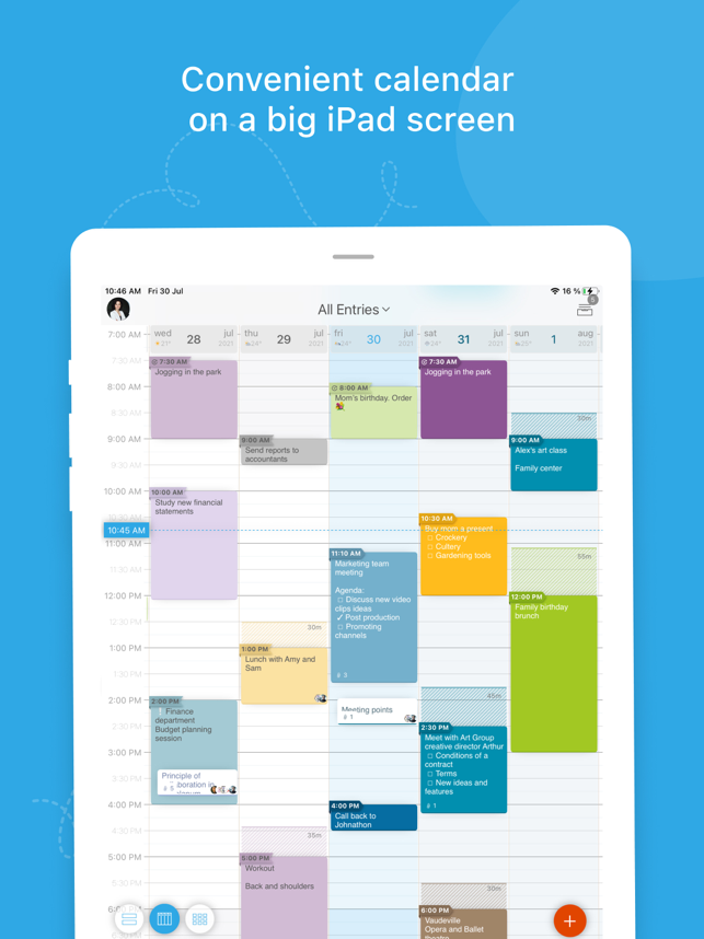 ‎Simplanum - Calendar and Notes Screenshot