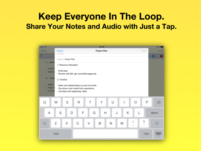‎Audio Notebook: Sound Recorder Screenshot
