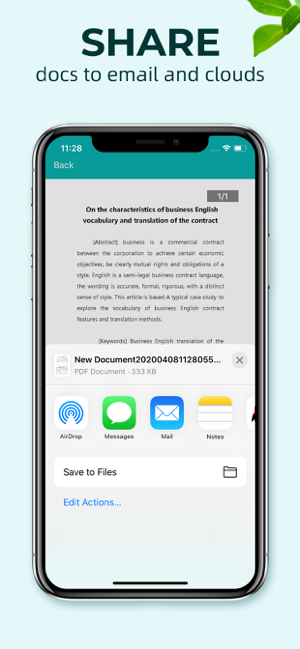 ‎pdf scanner – Wordscanner pro Screenshot
