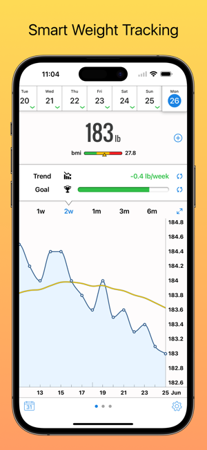 ‎Weight Diary Screenshot