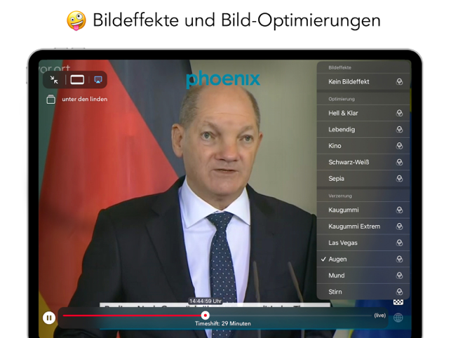 ‎Live TV Fernsehen IP TV Screenshot