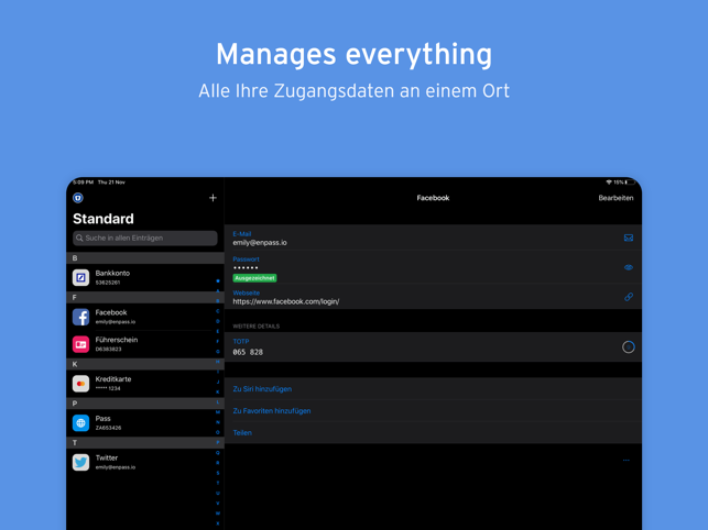 ‎Enpass Password Manager Screenshot