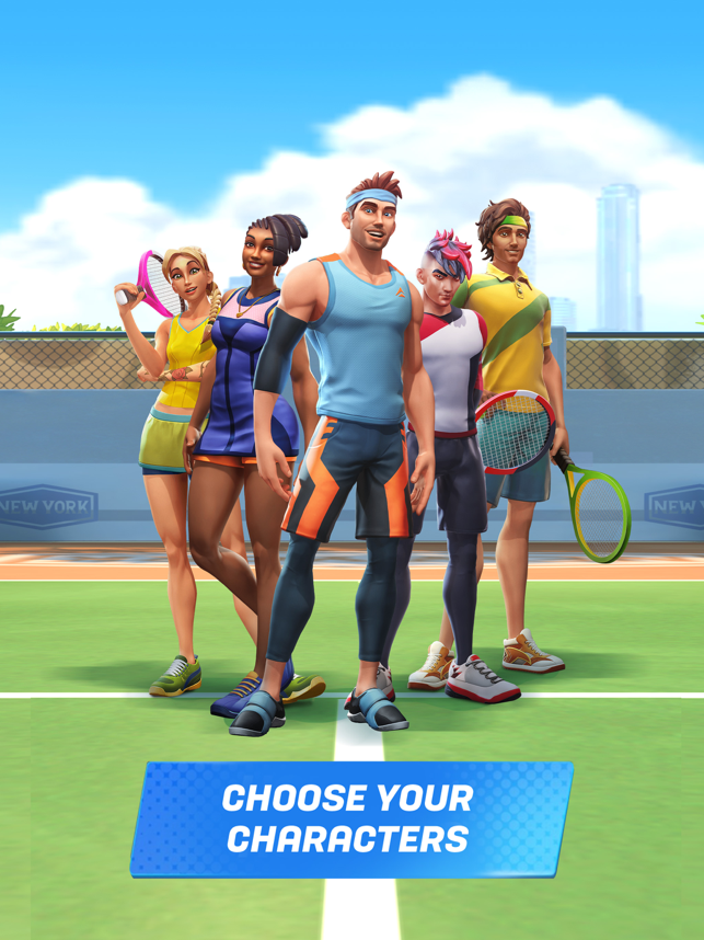 ‎Tennis Clash：Sports Stars Game תמונות מסך