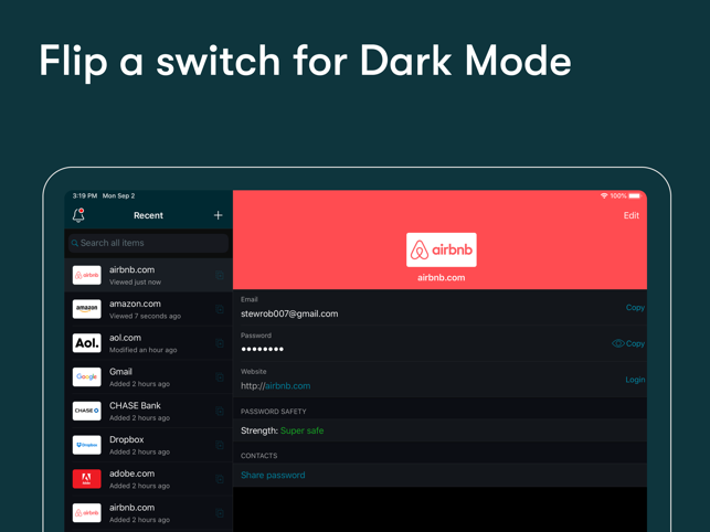 ‎Dashlane Password Manager Screenshot