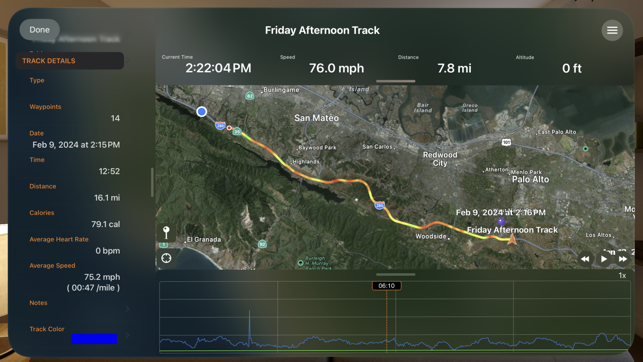 ‎GPS Tracks Screenshot