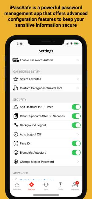 ‎Password Safe - iPassSafe Screenshot