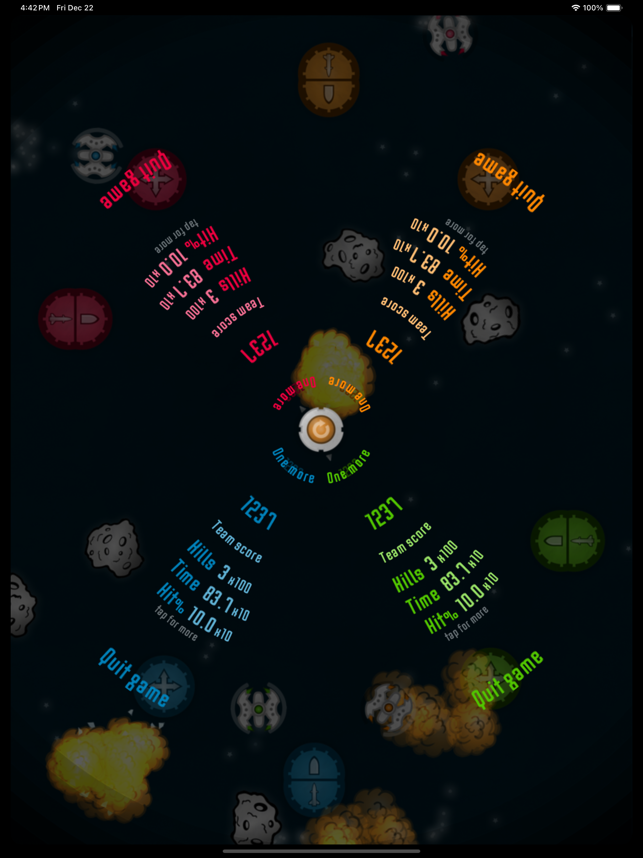 ‎Four: The Space Fight Screenshot