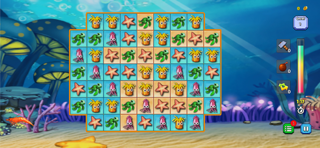 ‎Sea Match3 - New Match 3 Games Screenshot