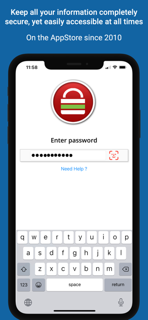 ‎Password Safe - iPassSafe Screenshot