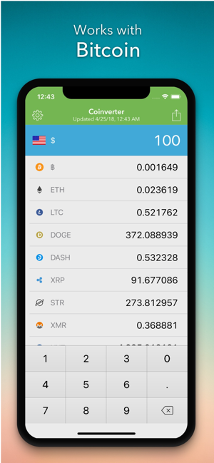 ‎Coinverter: Currency Converter Screenshot