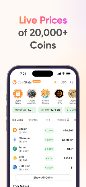 ‎CoinStats: Crypto Portfolio Screenshot