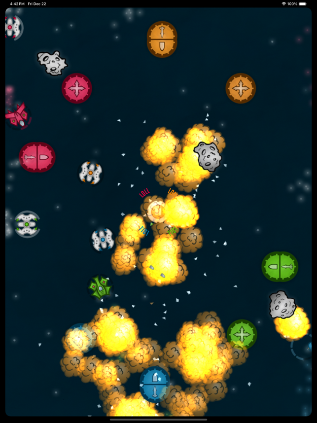 ‎Four: The Space Fight Screenshot