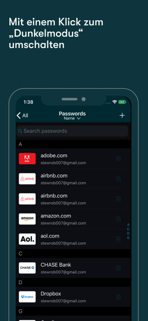 ‎Passwort-Manager von Dashlane Screenshot