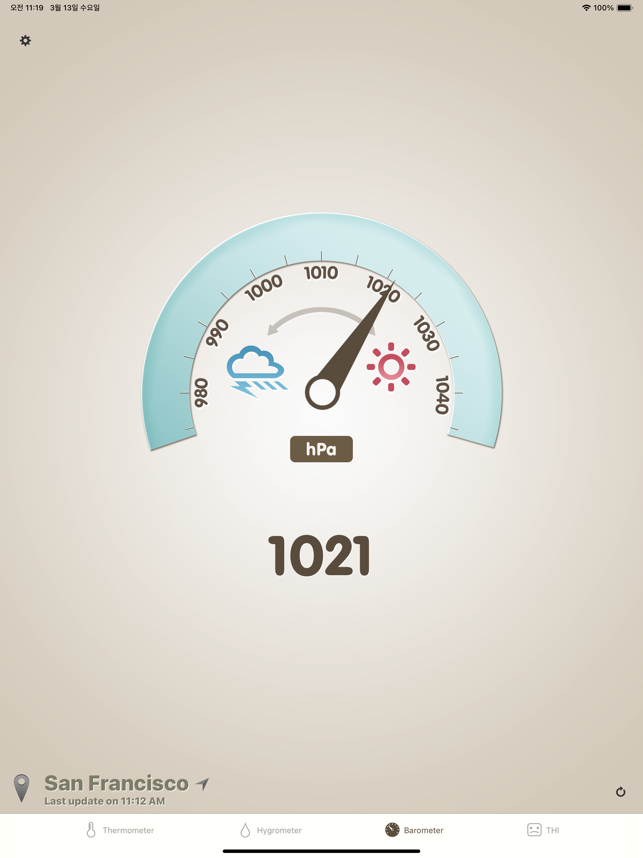 ‎Thermo-hygrometer Screenshot