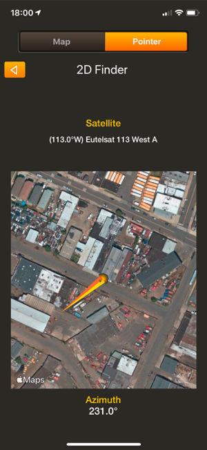 ‎SatFinder Pro Satellite Finder Screenshot