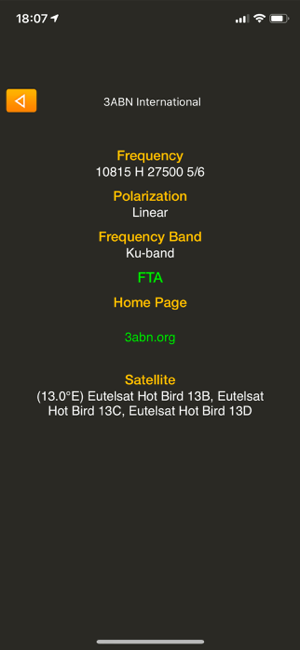 ‎SatFinder Pro Satellite Finder Screenshot