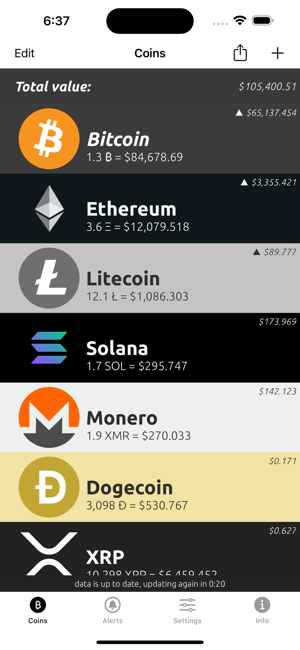 ‎Bitcoin Convert Screenshot