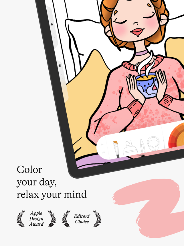 ‎Lake: Coloring Book for Adults Screenshot