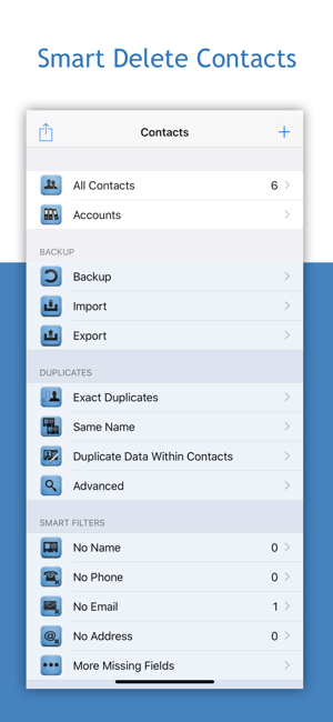 ‎Cleaner - Merge Contacts Screenshot