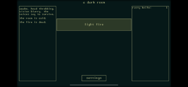 ‎A Dark Room Screenshot